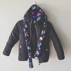 Girls Puffer Jacket with scarf